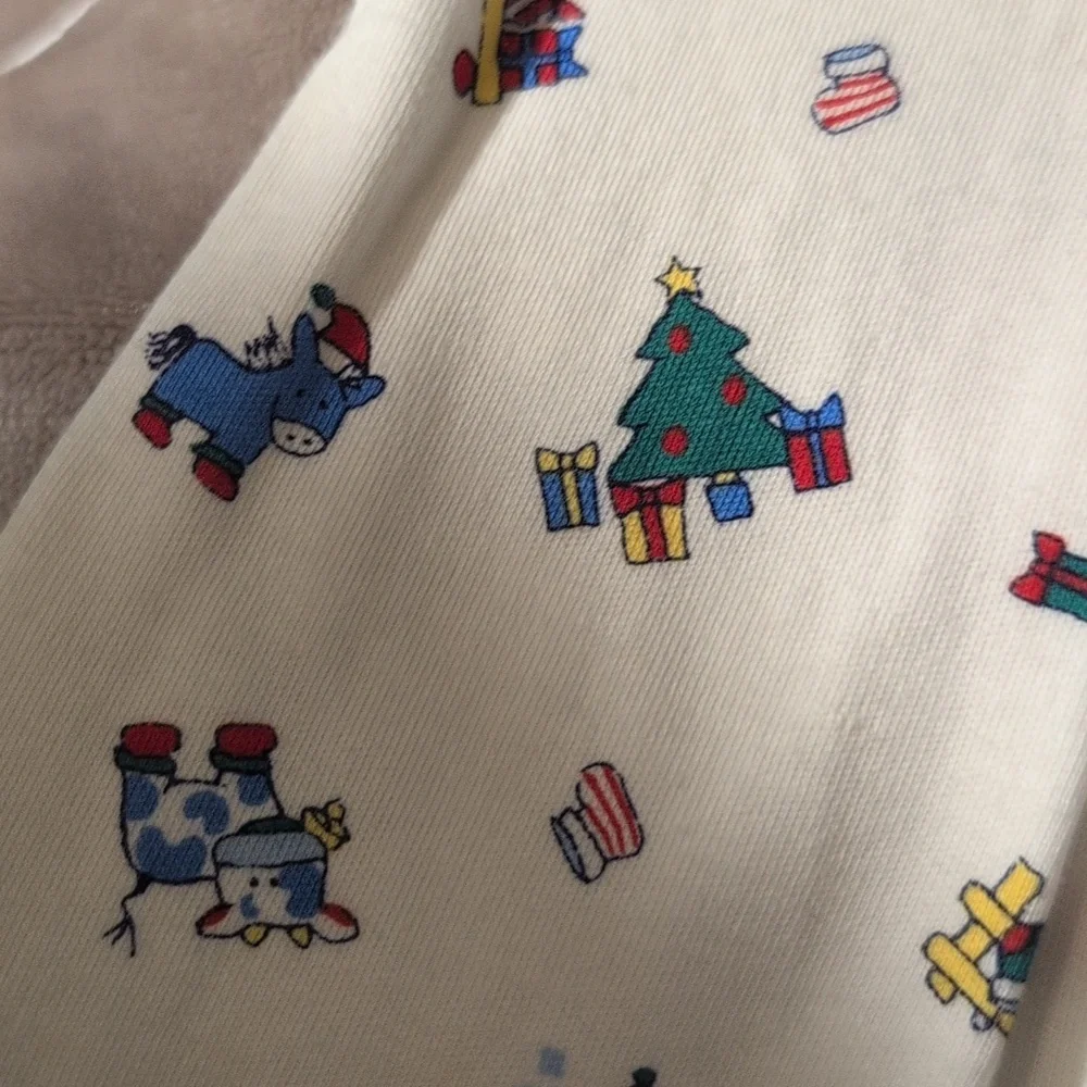Infant Christmas Holiday Mufflings By Little Me Barnyard Farm Outfit NWT 3 Month